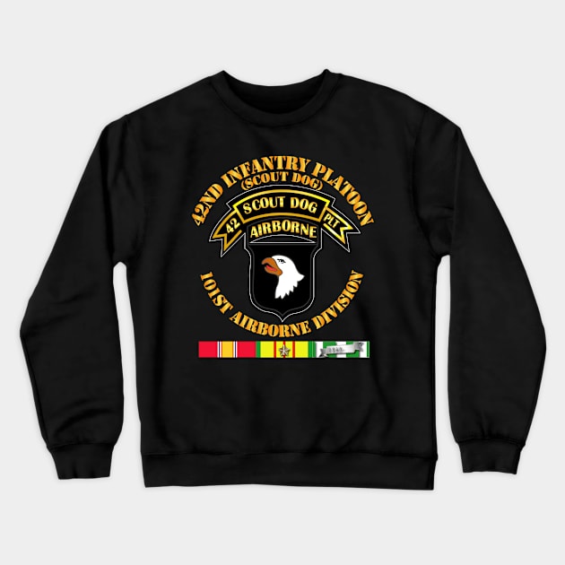 42nd Infantry Platoon - Scout Dog - w VN SVC Crewneck Sweatshirt by twix123844